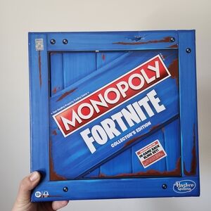 Hasbro Blue Monopoly Fortnite Collector's Edition Game